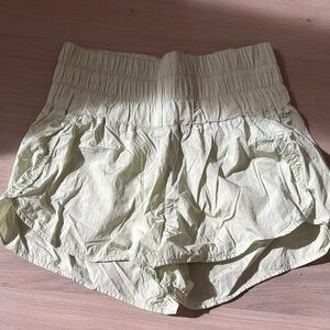 Gianni Bini Green Athletic Shorts with Elastic Waistband